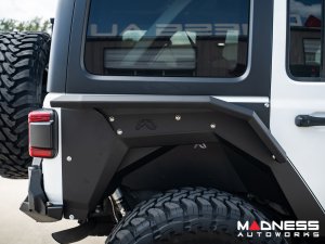 Jeep Wrangler JL Fender Flares - Fab Fours - Rear - High Arch For Base System - 4 Door
